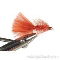 Wild Water Bead Head Crimson Wooly Bugger, Size 10, Qty. 6   